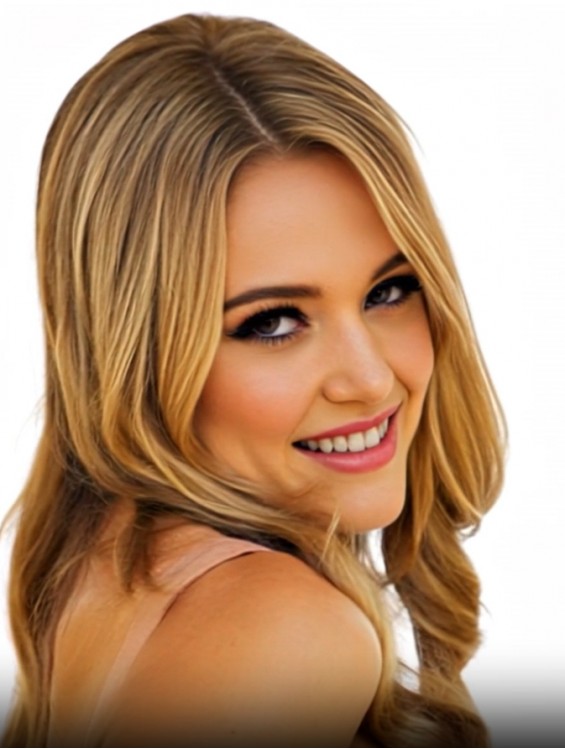 Long Wavy Lace Front Human Hair Wig – 130% Density Remy Wig for Women