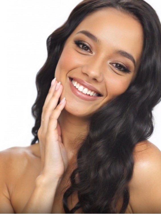 Long Black Wavy Remy Human Hair Wig – Capless Breathable Design, No Bangs