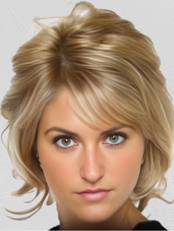 Classic Lace Front Layered Wavy Wigs for Women - Heat Friendly Synthetic Hair Online