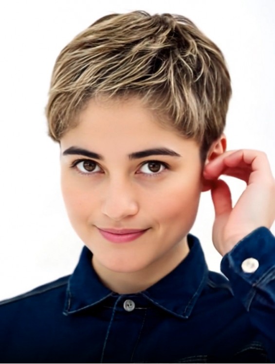 Boycut Synthetic Wig – 4 Inch Short Straight Capless Cropped Style