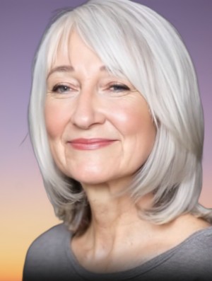 Straight Lace Front Grey Wigs – 12 Inch Chin Length Remy Human Hair Wig for Women