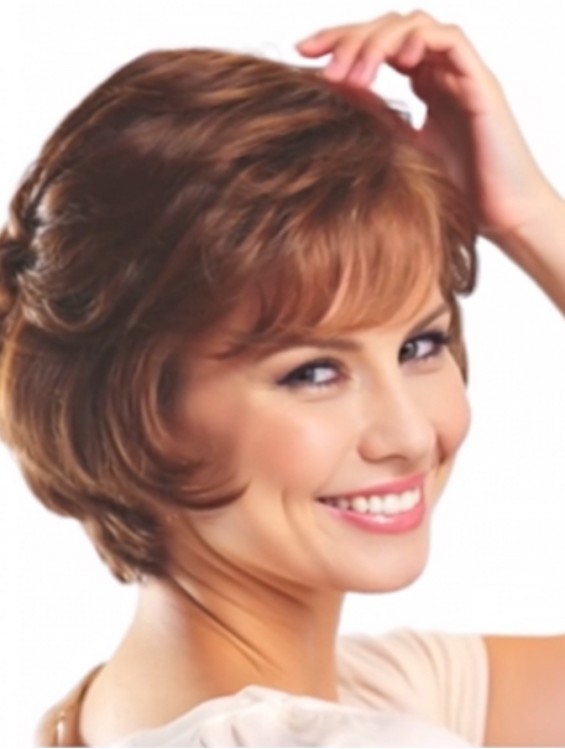 Short Wavy Heat Friendly Synthetic Wig – Lightweight Capless Style UK