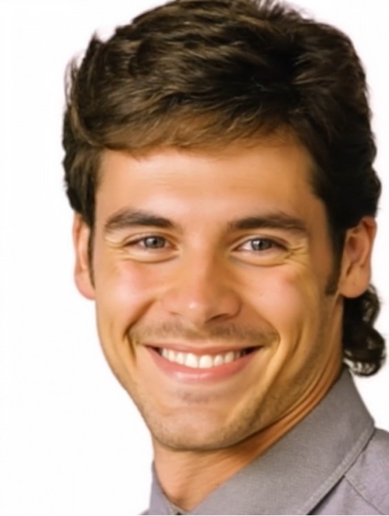 Short Brown Straight Synthetic Wig for Men – Capless Lightweight Heat Friendly Style