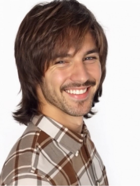 8 Inch Men’s Full Lace Wig – Straight Remy Human Hair with Bangs | Short Natural Look